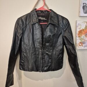 Wilson Women's Black Leather Jacket